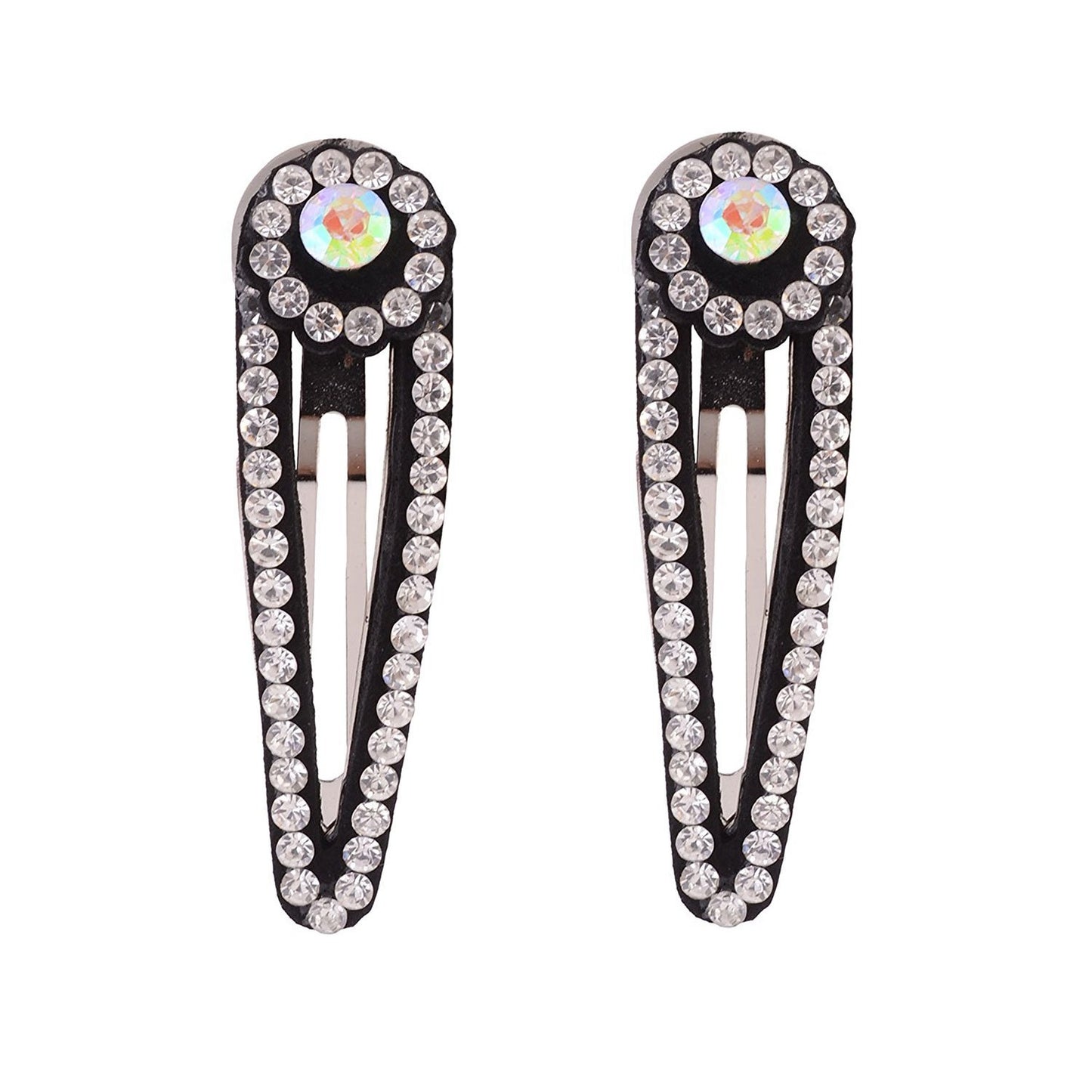 Anokhi Ada Fancy Stone studded Tic Tac Hair Clip for Girls and Women - (BF-07)