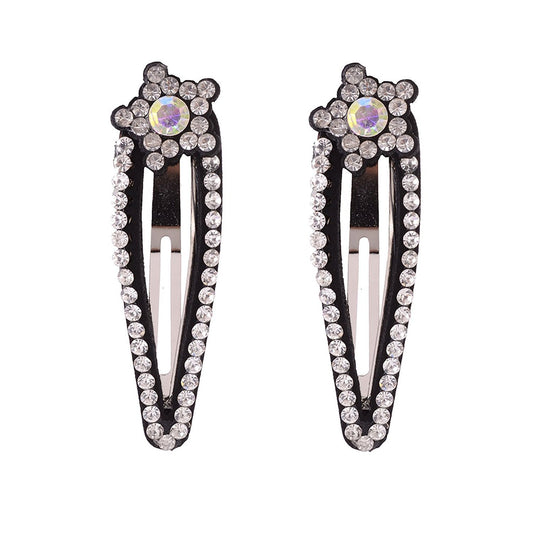 Anokhi Ada Fancy Floral Stone studded Tic Tac Hair Clip for Girls and Women - (BF-08)