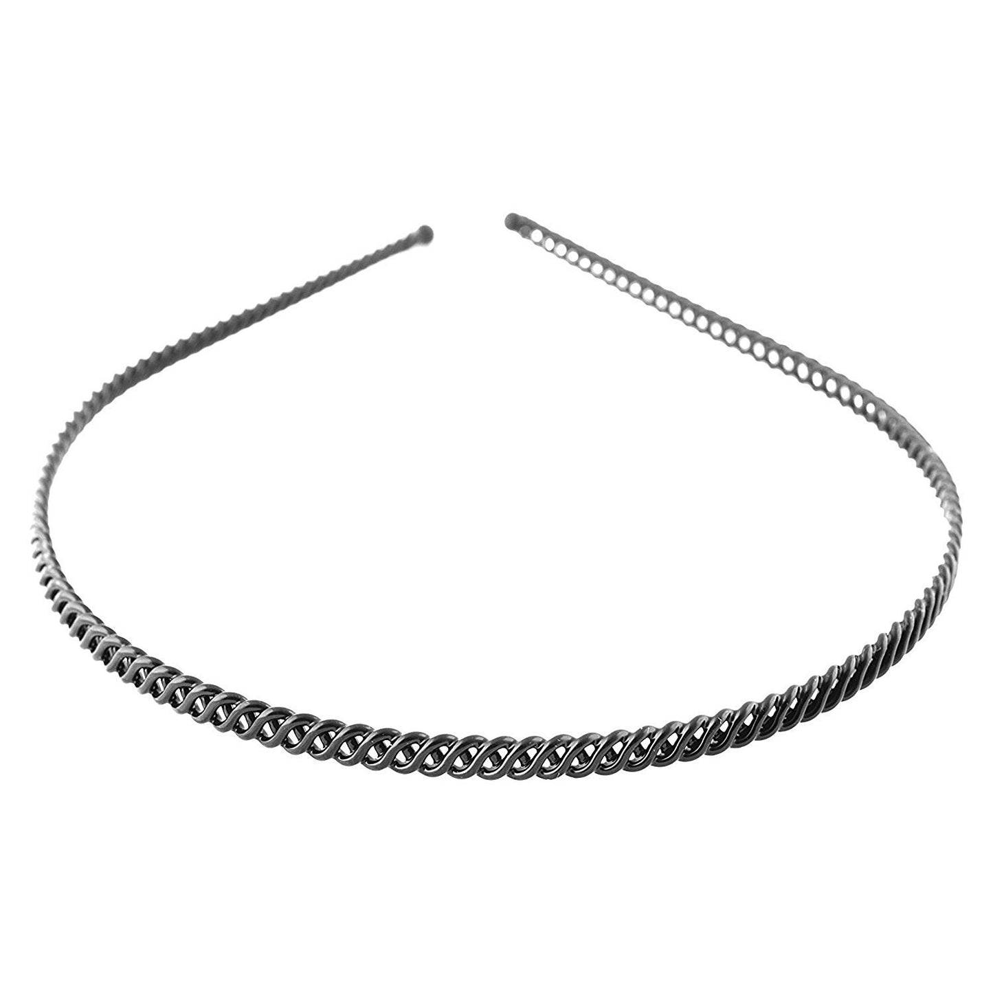 Chain Black Metal Hairband for Men and Women (BG-001)