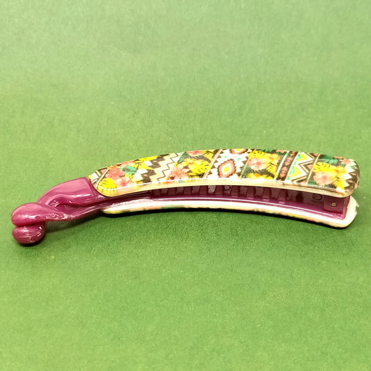 Textured Banana Hair Clip for Girls & Woman - ZF-85