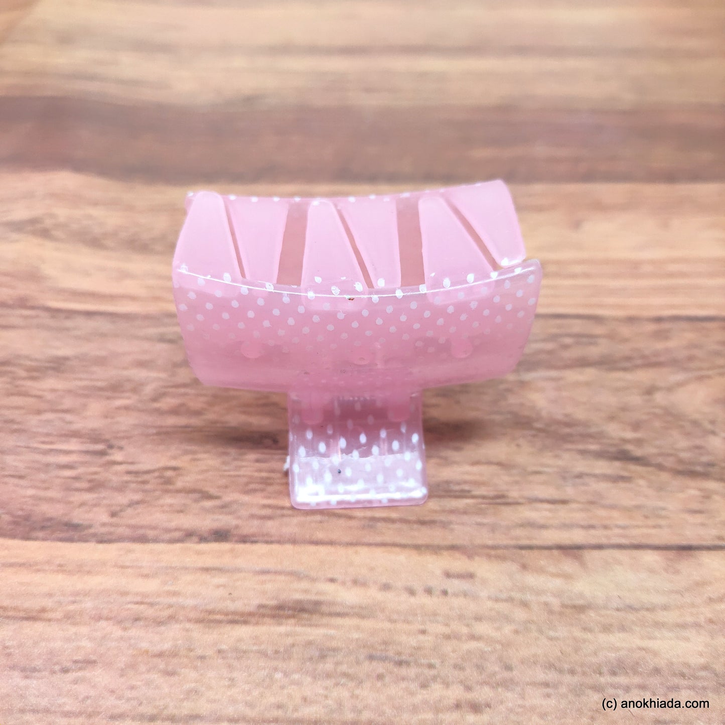 Baby Pink Translucent Hair Claw - C-61
