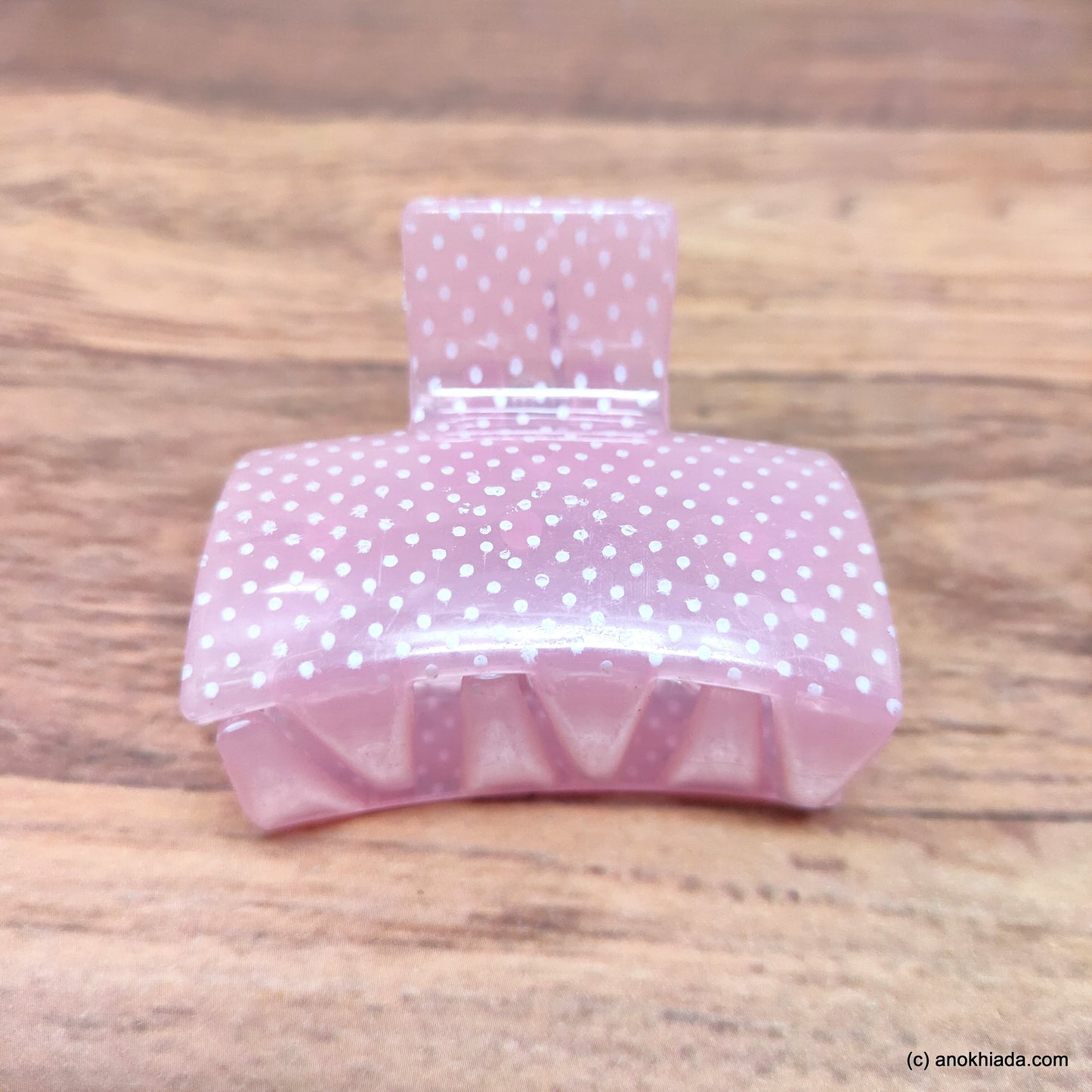 Baby Pink Translucent Hair Claw - C-61
