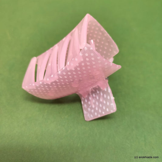 Light Pink Translucent Hair Claw - C-65
