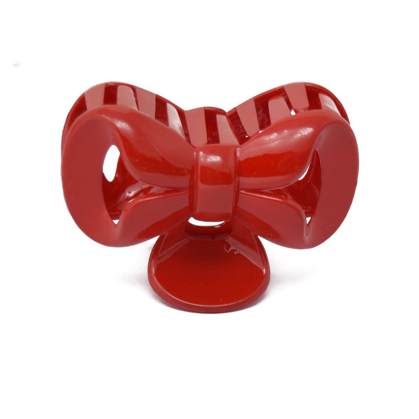 Bow Hair Claw / Clutcher for Girls and Women (Red) - 022