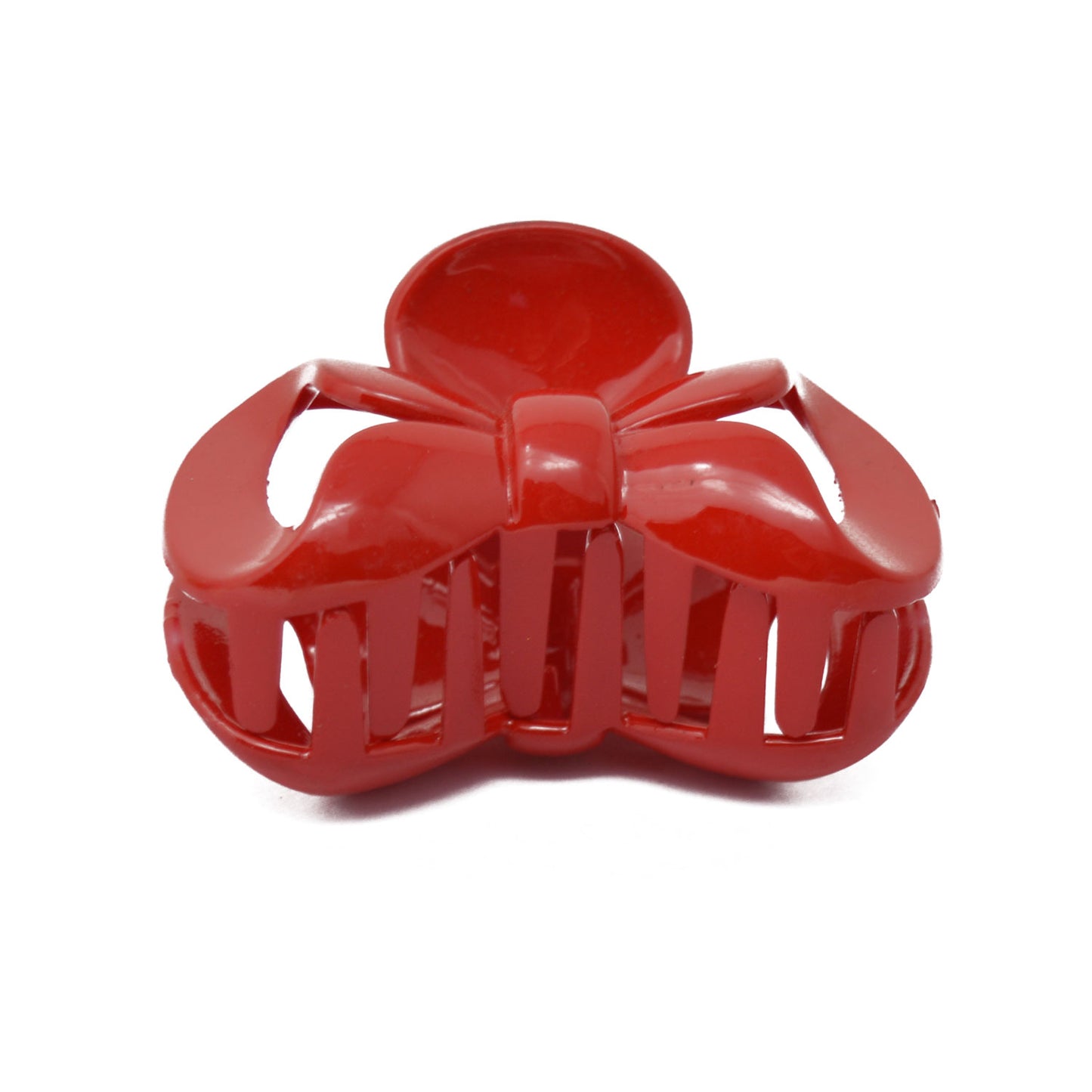 Bow Hair Claw / Clutcher for Girls and Women (Red) - 022