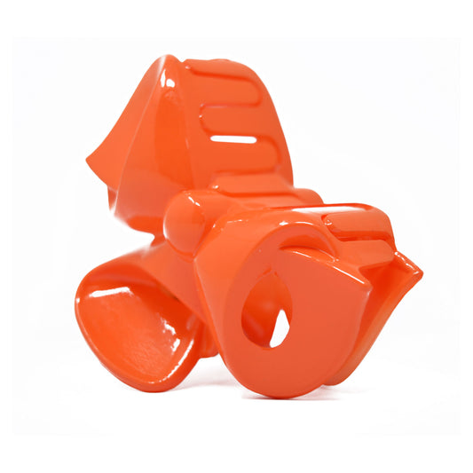 Orange Bow Hair Claw - 059