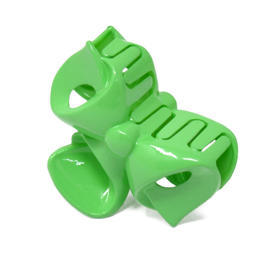 Green Bow Hair Claw - 060