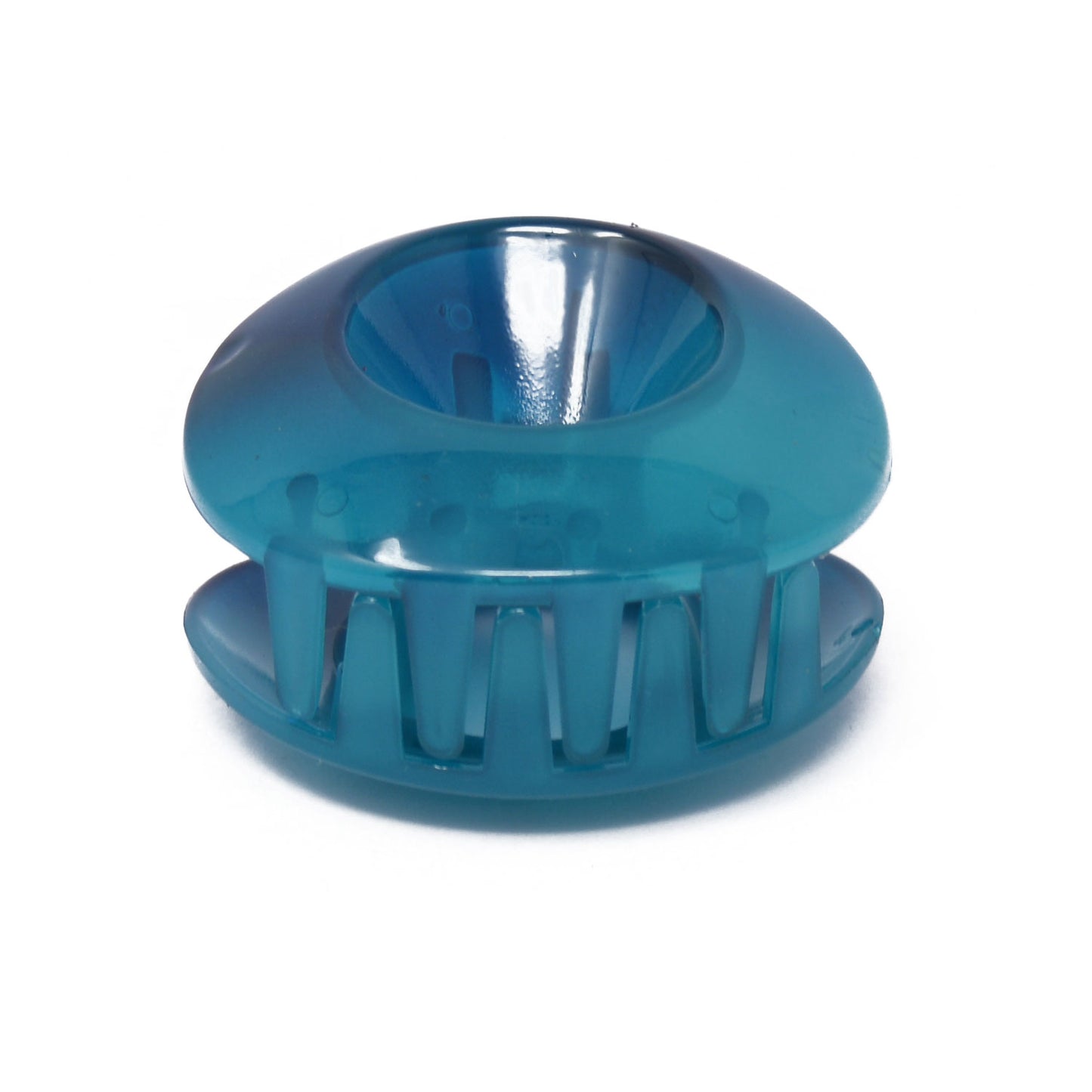 Turquoise Oval Translucent Hair Claw - 066