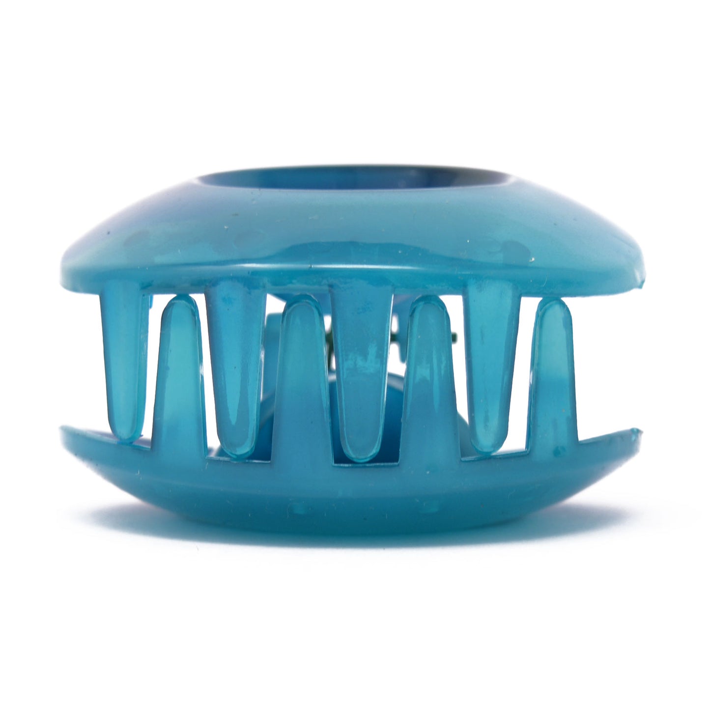 Turquoise Oval Translucent Hair Claw - 066