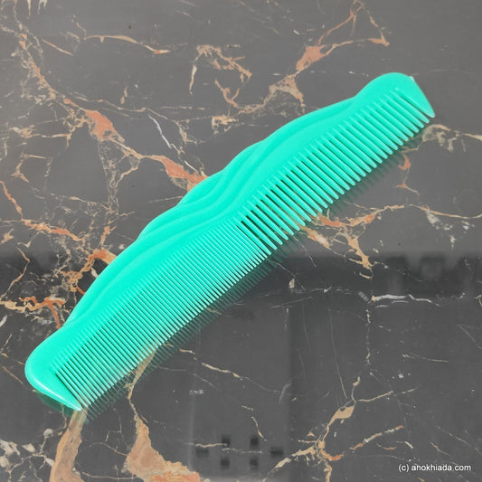 Anokhi Ada Plastic Comb, 9-inch, Green (Comb-012)