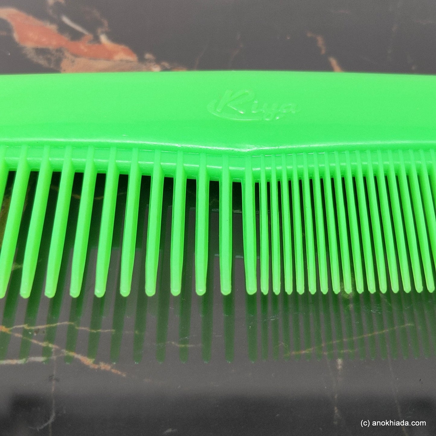 Anokhi Ada Plastic Comb, 9-inch, Green (Comb-015)
