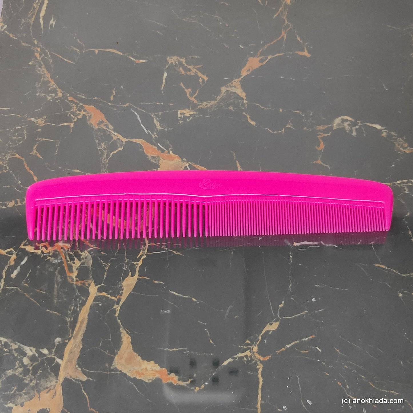 Anokhi Ada Plastic Comb, 9-inch, Pink (Comb-019)