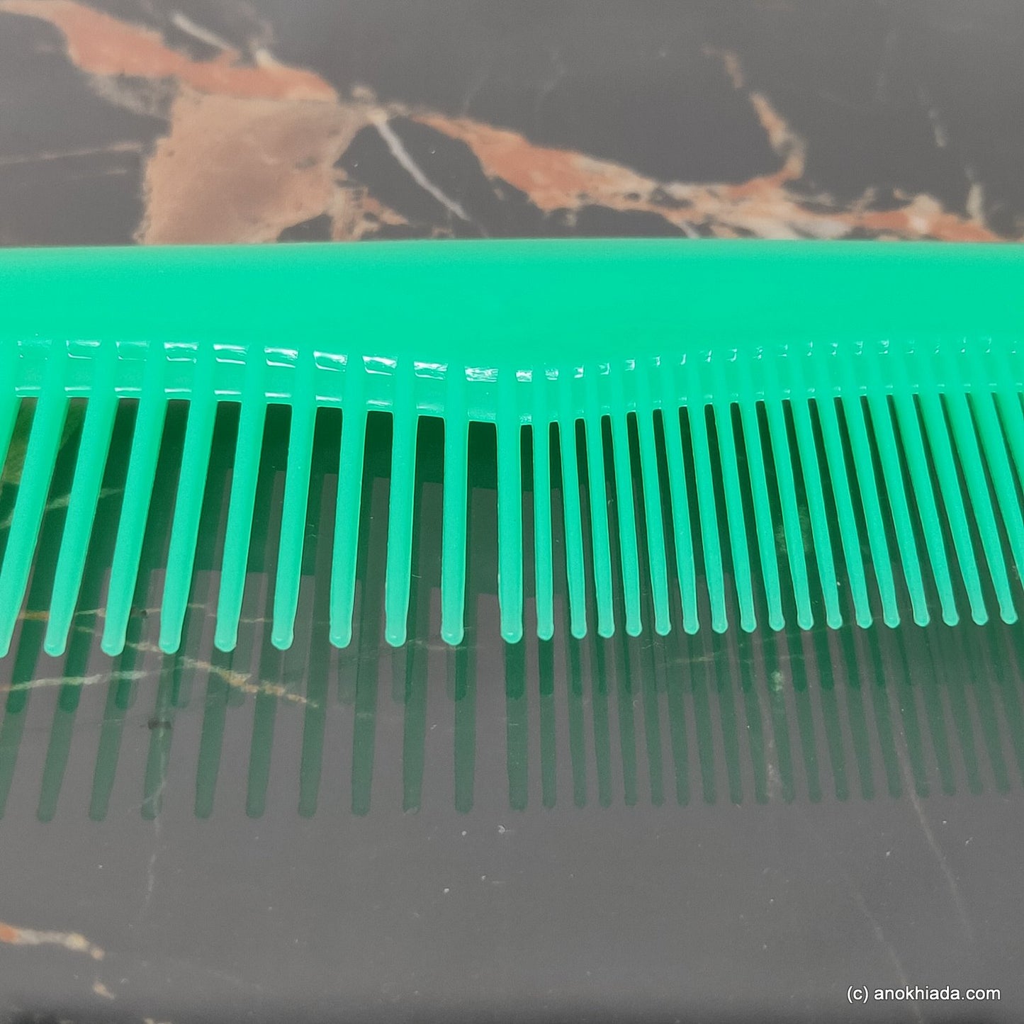 Anokhi Ada Plastic Comb, 9-inch, Green (Comb-021)