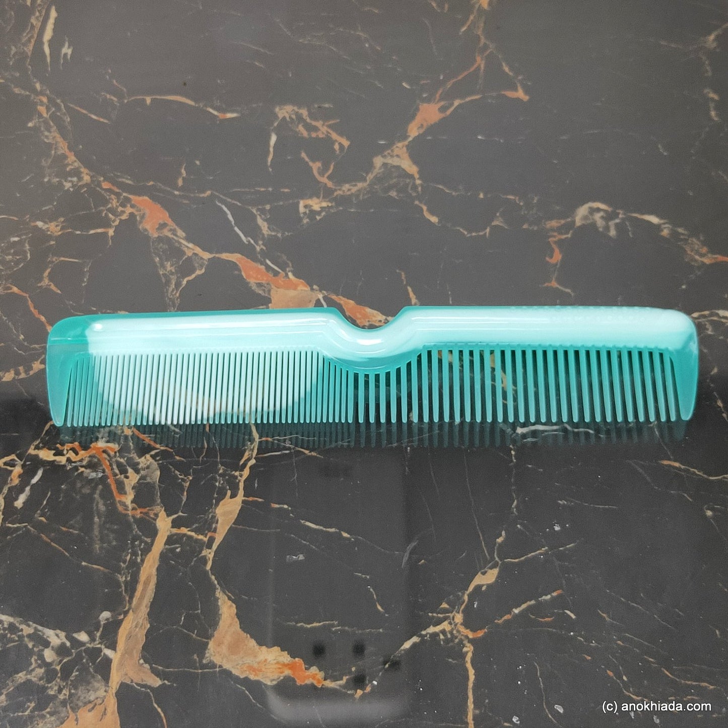 Anokhi Ada Plastic Translucent Comb, 9-inch, Green (Comb-048)