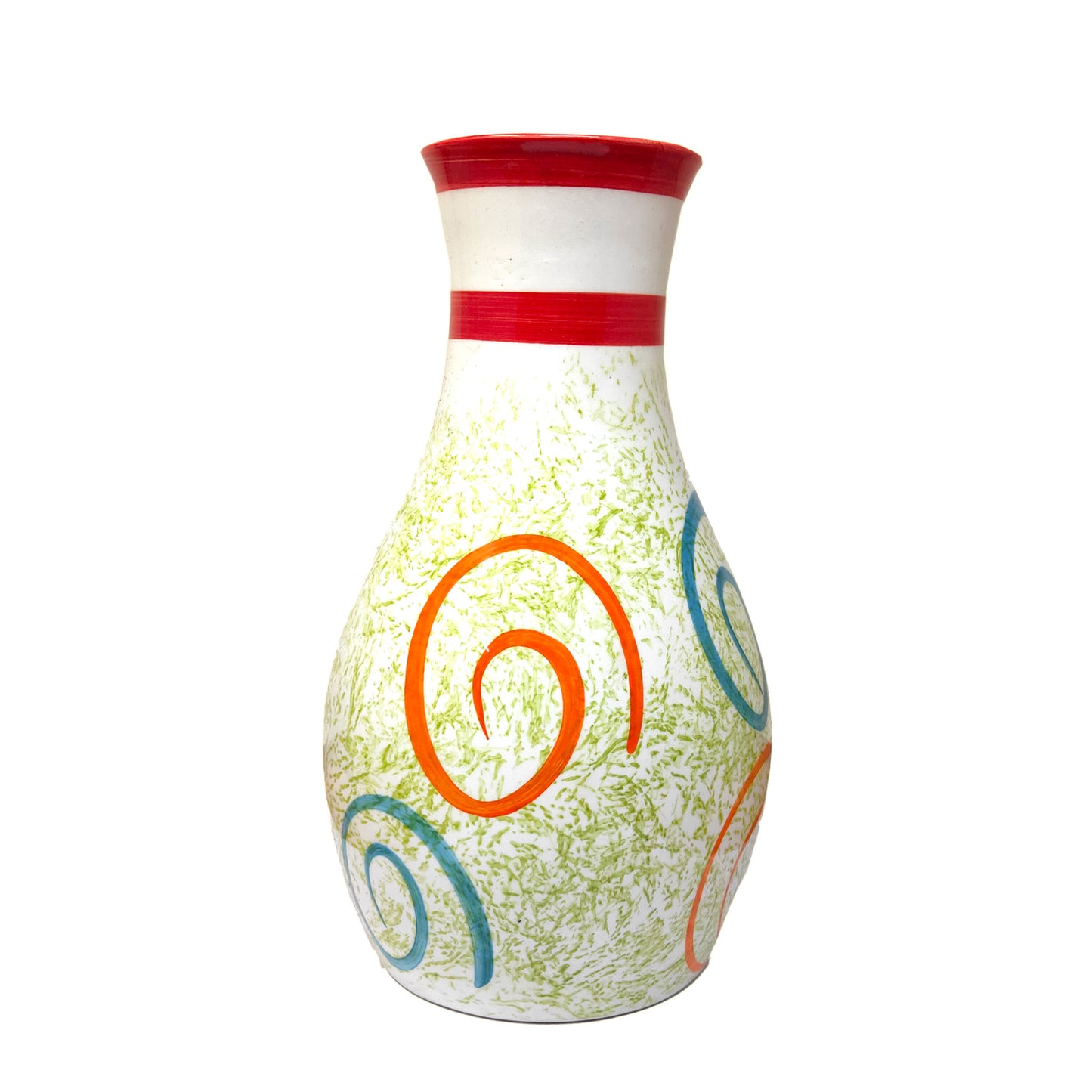 Anokhi Ada Ceramic  Flower Vase, Flower Pots for Home Decoration ( Multi-Colour, DA-008)