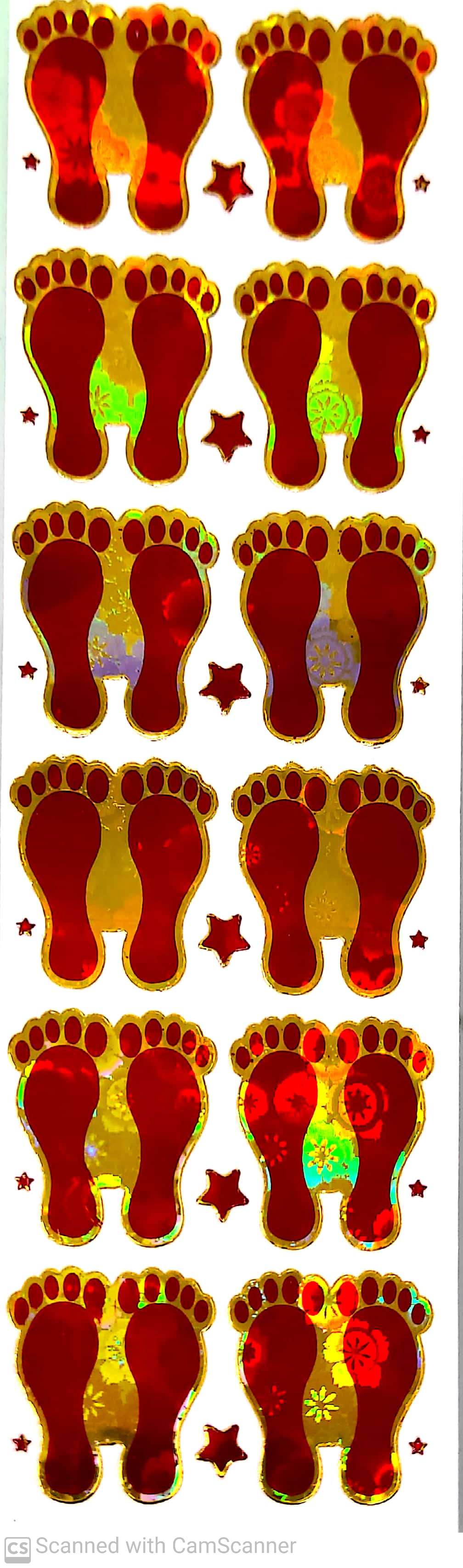 Anokhi Ada Paduka Lakshmi Sticker  for Decoration -DB-007