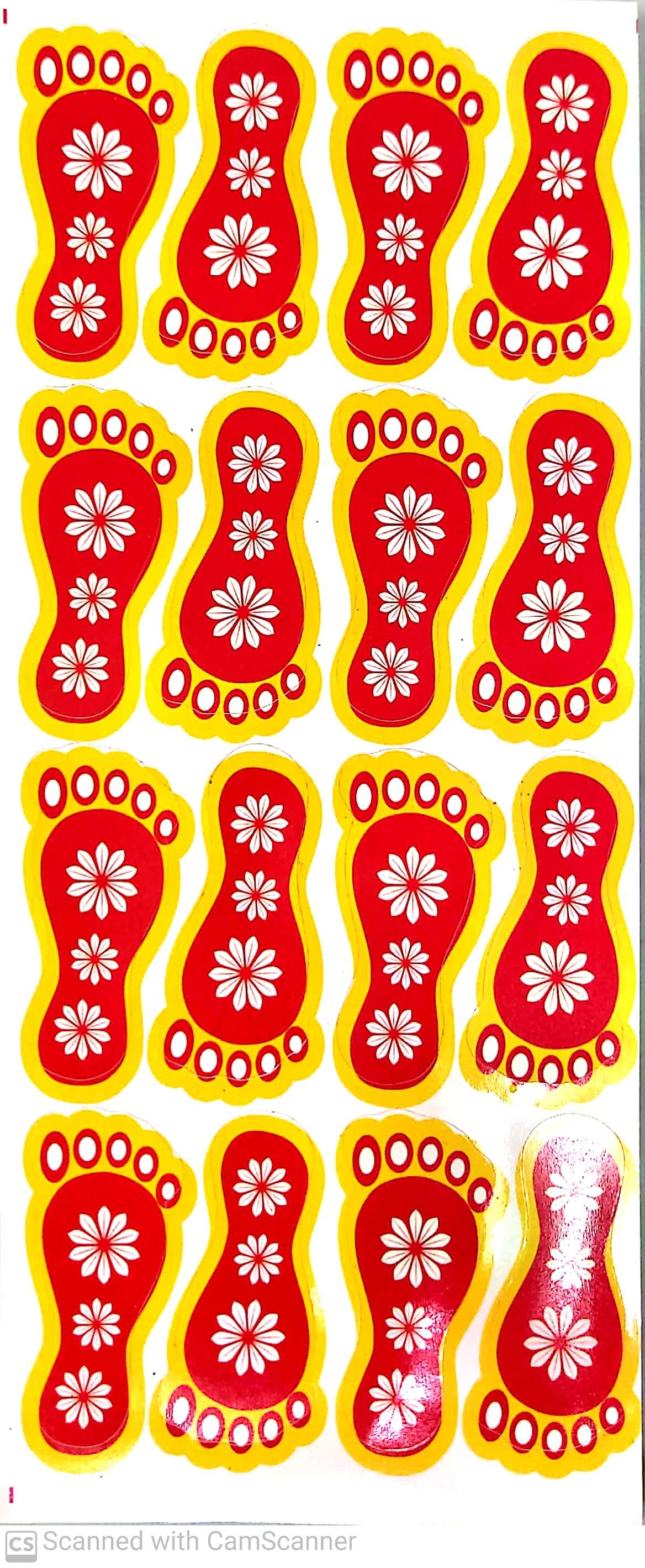 Anokhi Ada Paduka Lakshmi Sticker  for Decoration -DB-012