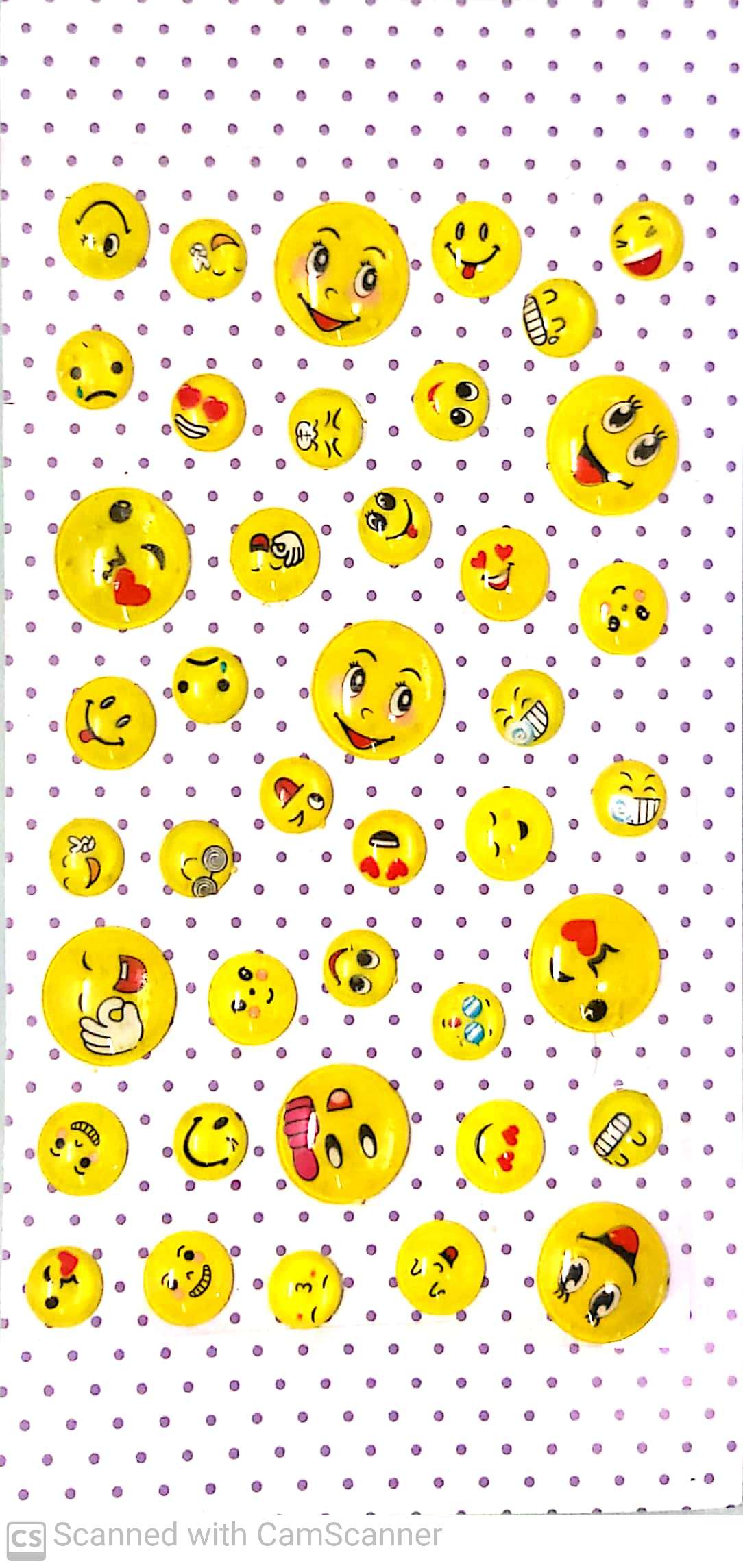 Emoji's Beads Stickers -DB-031