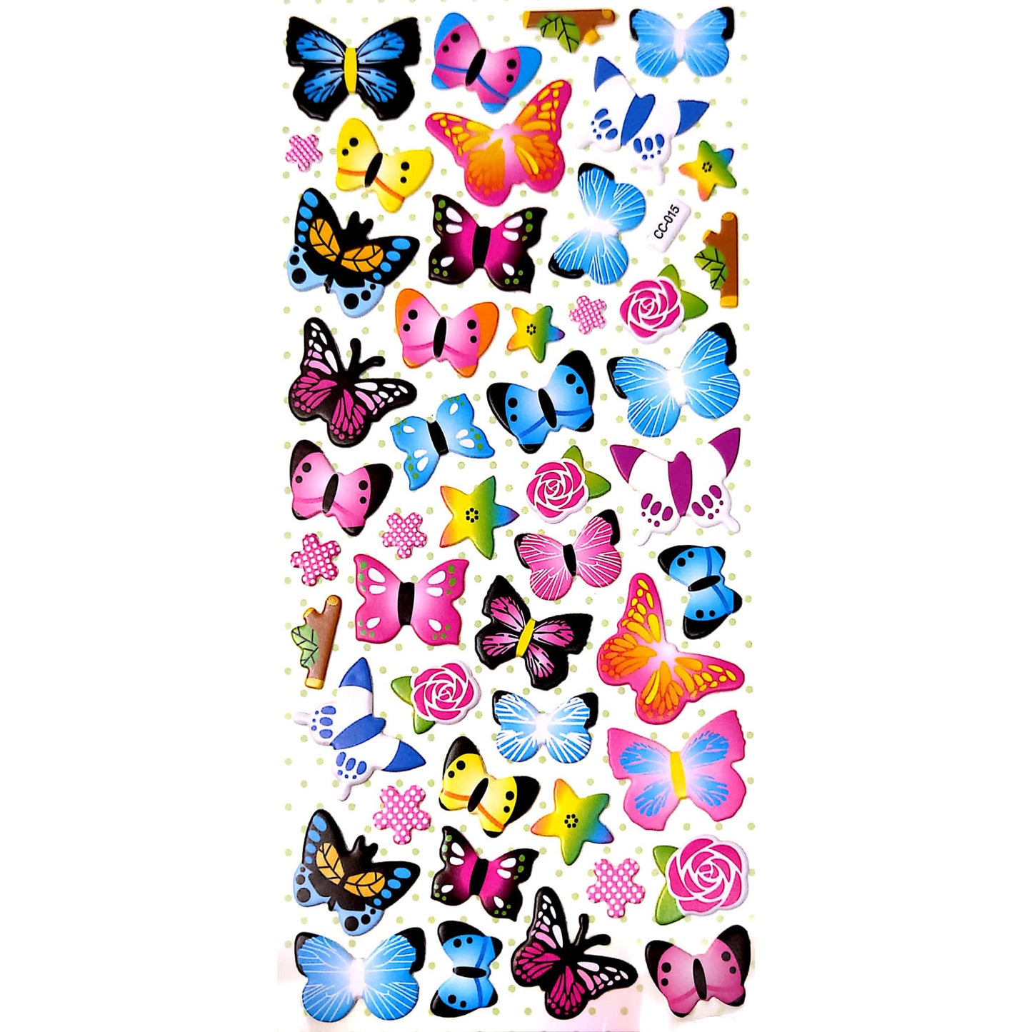 Multi-Colour Butterflies Stickers for Kids -DB-014