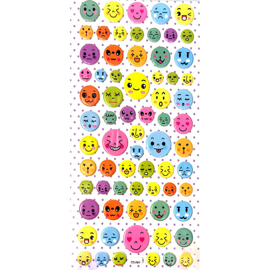 Multi-Colour Emoji's Stickers -DB-019