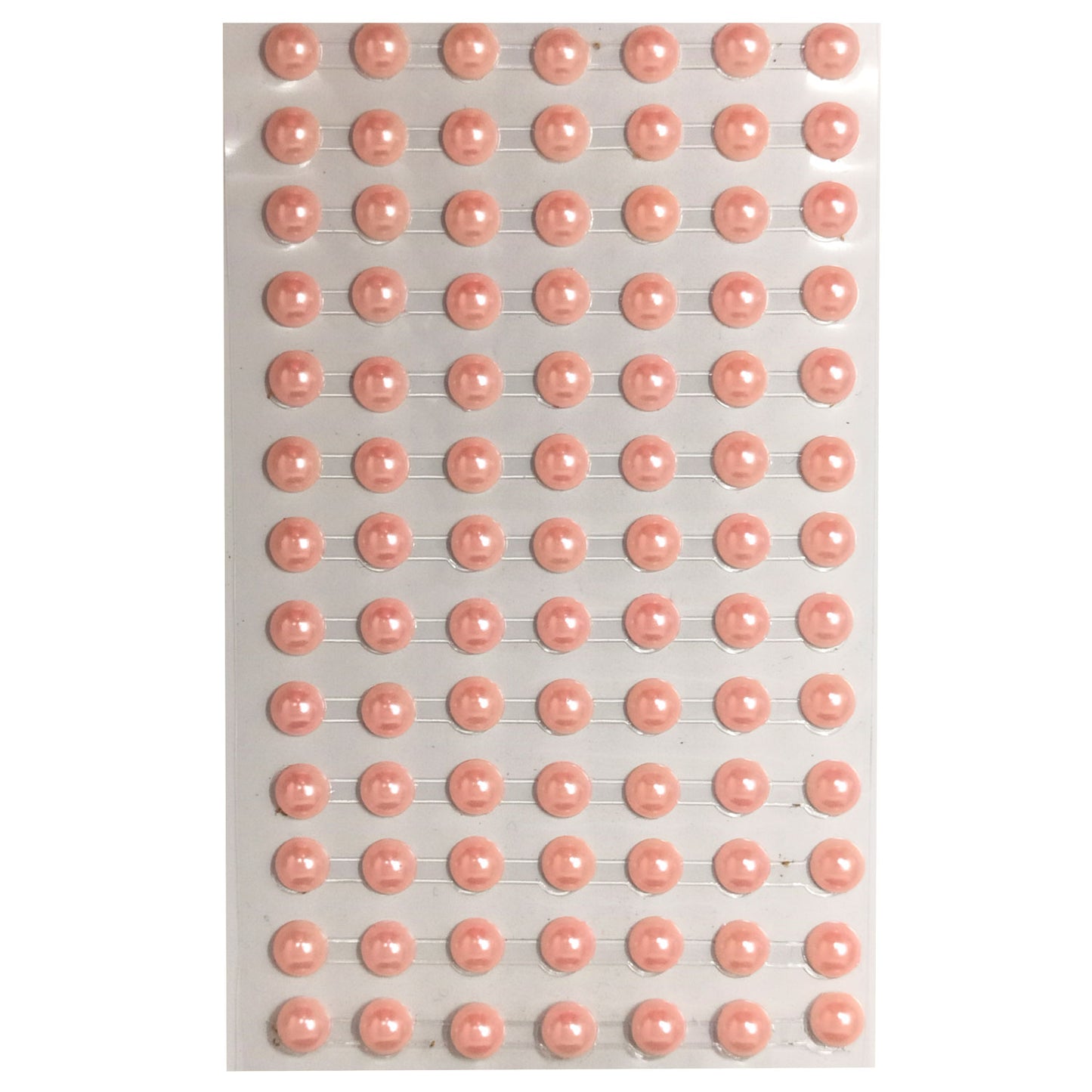 6mm Pink Half Pearl Bead Sticker (Pack of 1 sheets, DC-06)