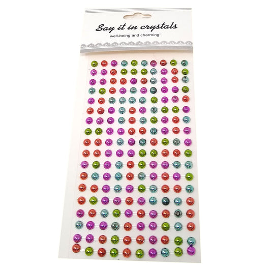 5 mm Half Pearl Bead Sticker (Pack of 1 sheets, DC-08)