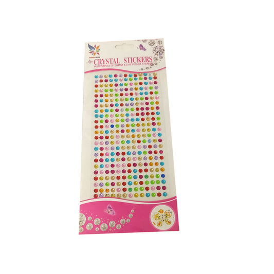 4 mm Half Crystal Bead Sticker (Pack of 1 sheets, DC-11)