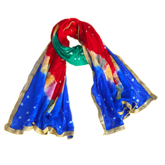 Multi-colour Chiffon Women Dupatta -006