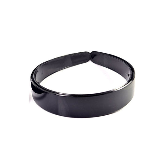 Broad Black Headbands