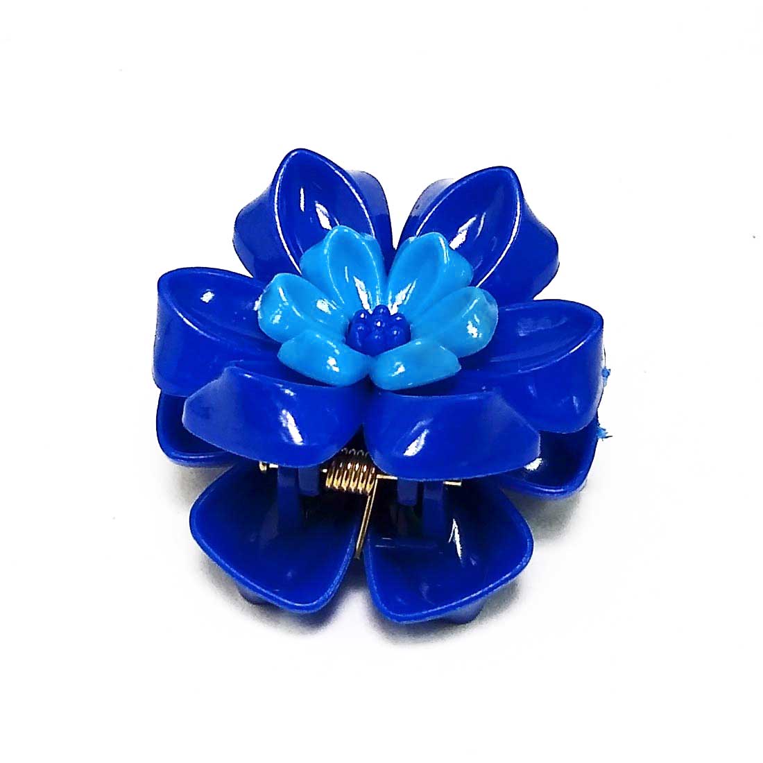 Anokhi ADA Floral Hair Clutcher for Girls and Women (One Hair Clutcher, Blue) -C-44