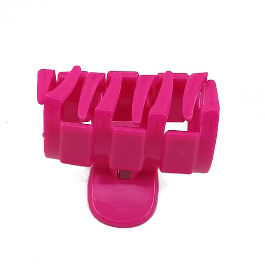 Anokhi ADA Zig-Zag Hair Clutcher for Girls and Women (One Hair Clutcher, Hot Pink) -C-23