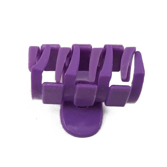 Anokhi ADA Zig-Zag Hair Clutcher for Girls and Women (One Hair Clutcher, Purple) -C-27