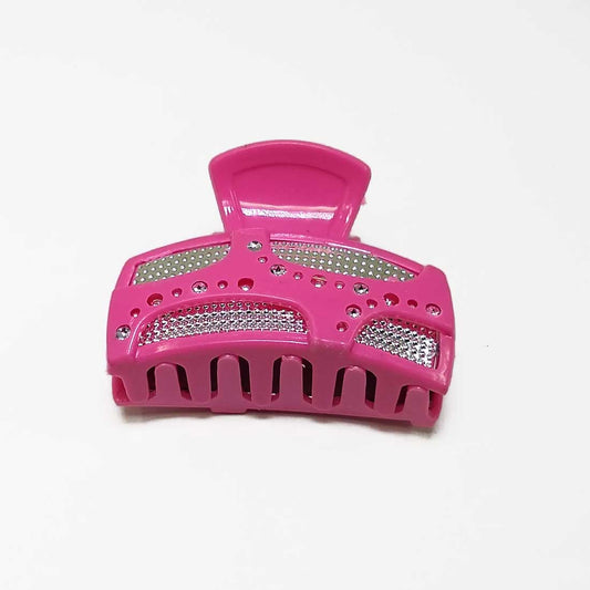 Anokhi ADA Shining Hair Clutcher for Girls and Women (One Hair Clutcher, Hot Pink) -C-18