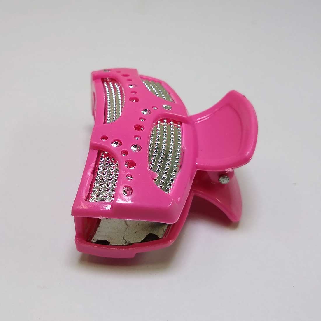 Anokhi ADA Shining Hair Clutcher for Girls and Women (One Hair Clutcher, Hot Pink) -C-18