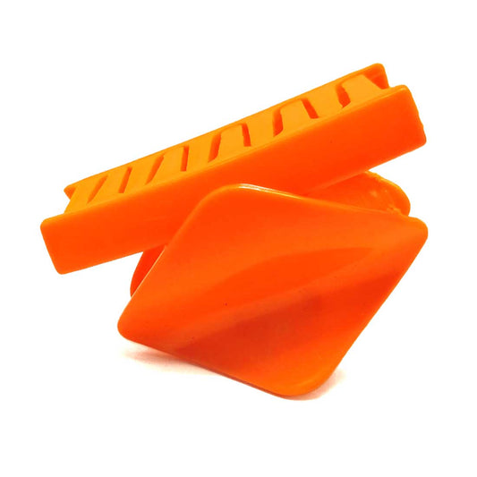 Anokhi ADA Designer Hair Clutcher for Girls and Women (One Hair Clutcher, Orange) -C-03