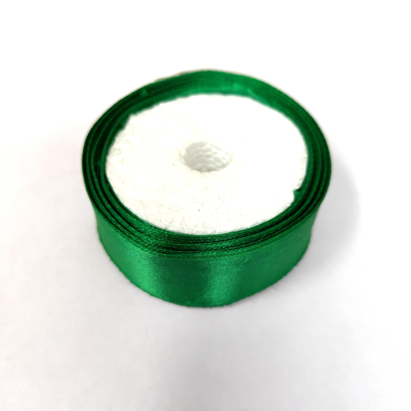 25mm (1 inch) Green Satin Ribbon (003)