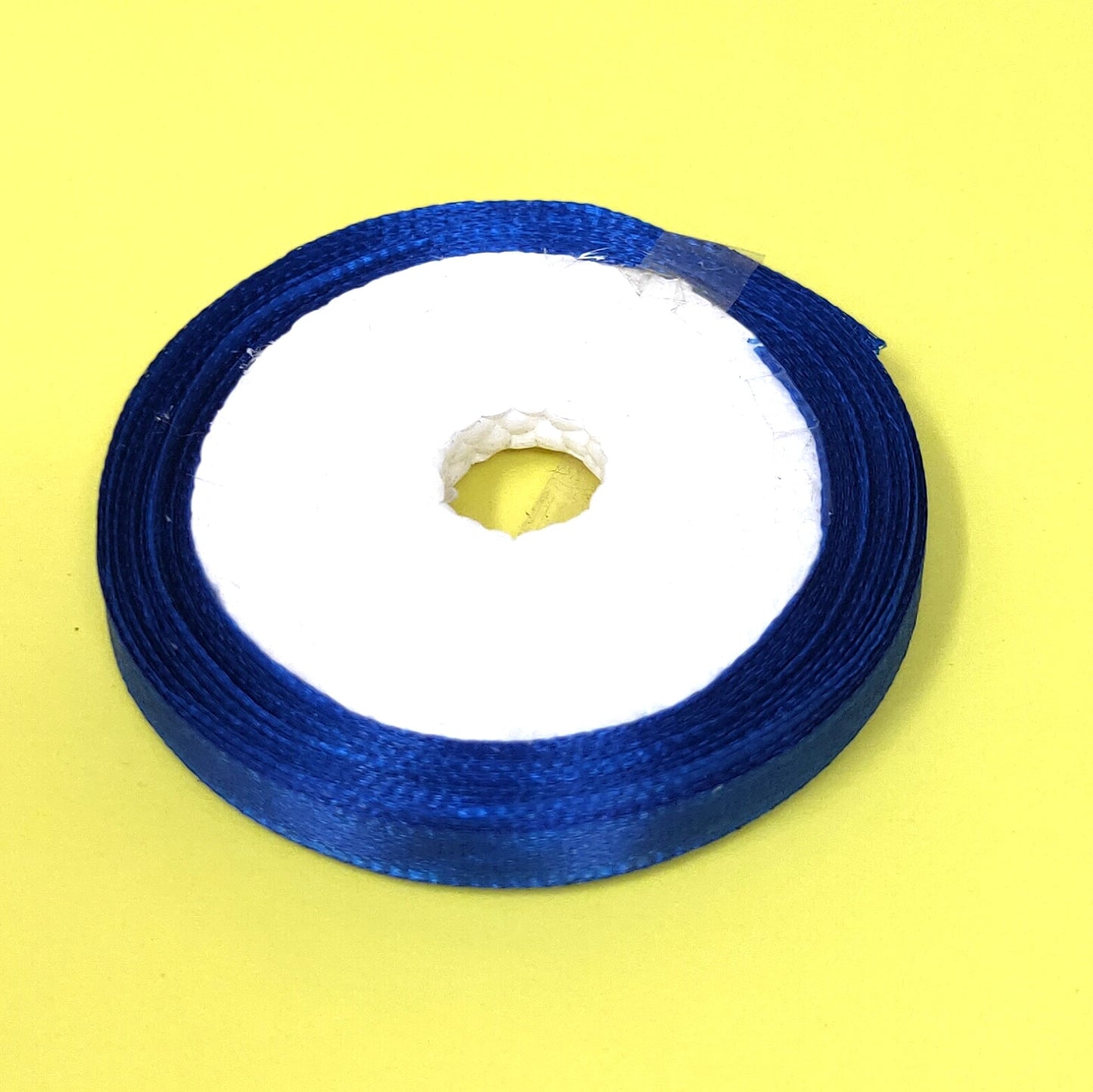 6.5 mm (Quarter Inch) Navy Blue Satin Ribbon (010)