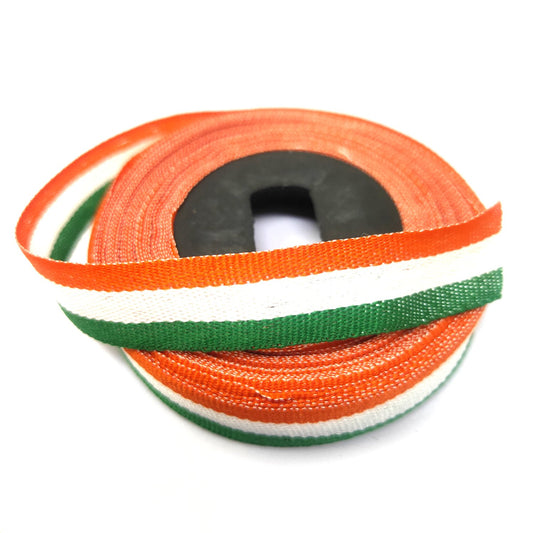 Anokhi Ada 12.5mm (Half inch) Tri-Colour Ribbon (Ribbon-082)