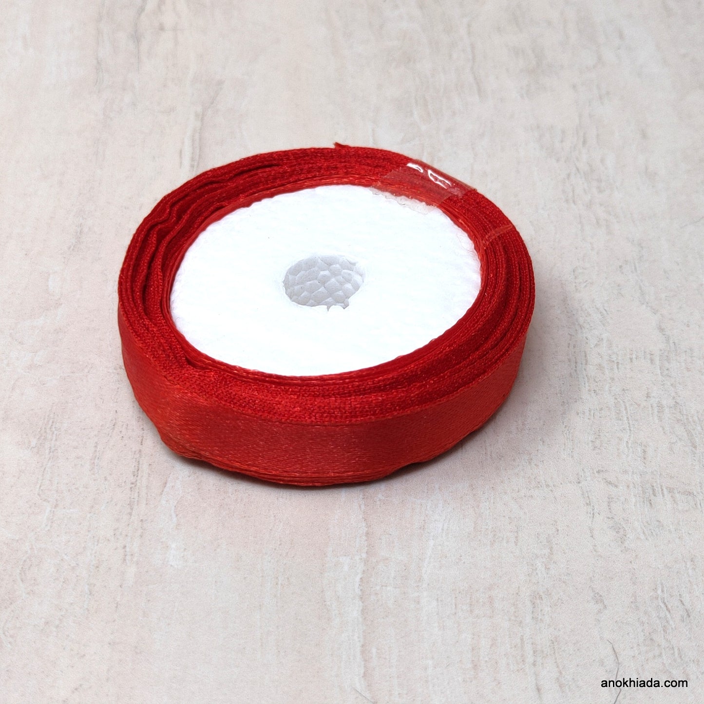 1/2 Inch (12.5 mm) Red Satin Ribbon (029)