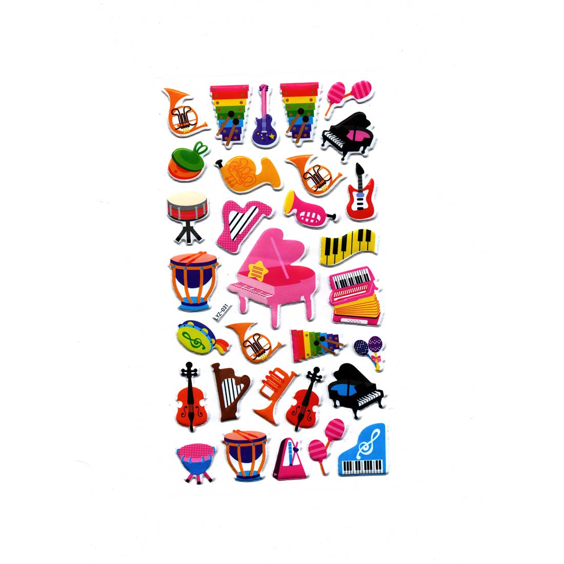 Musical Instrument Stickers-2