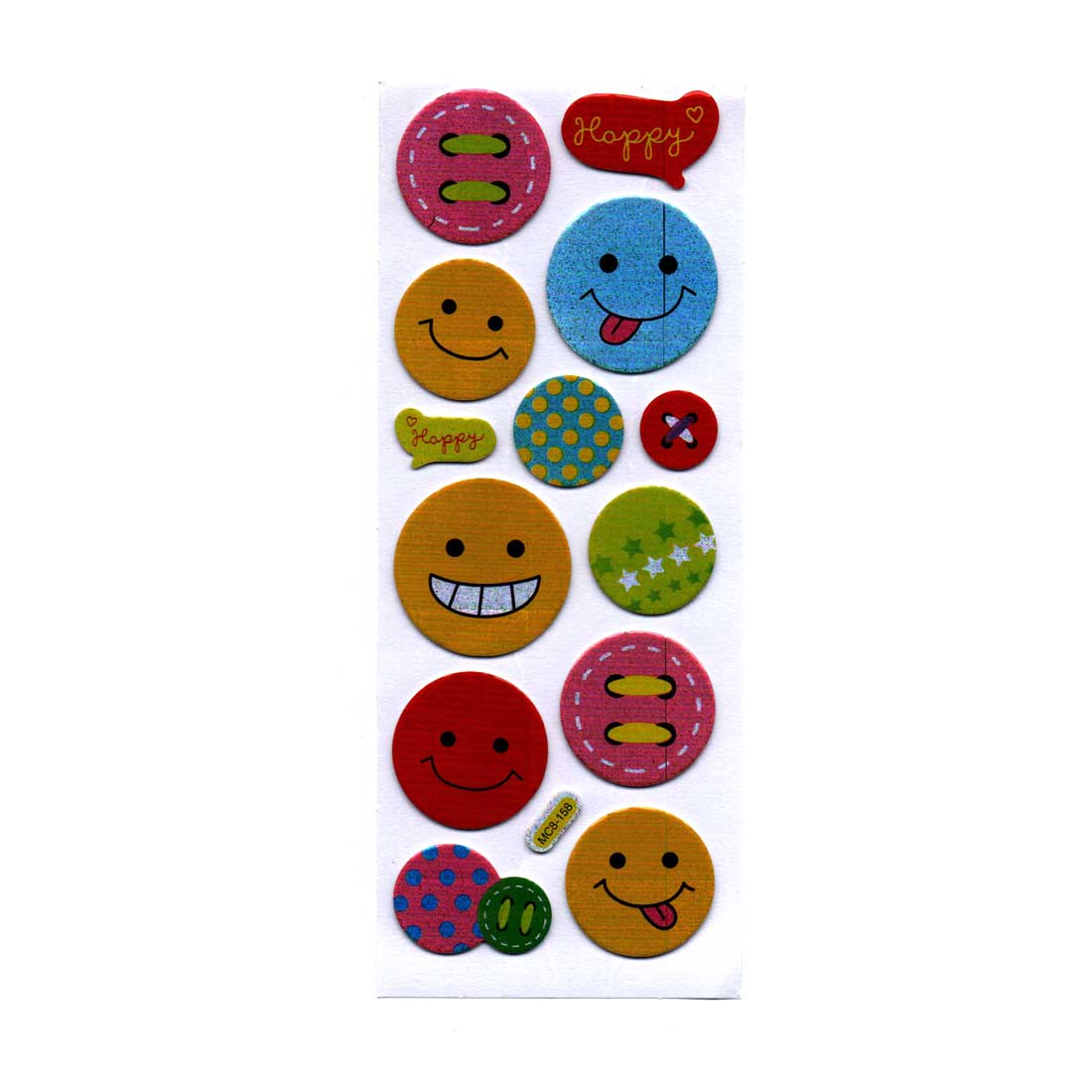 Smiley in Various Size Stickers