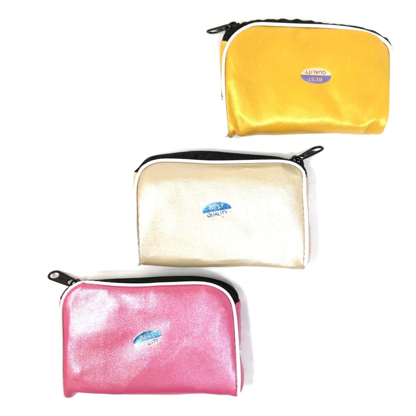 Anokhi Ada Small Faux Leather Handy Purse/ Pouch/ Wallet for Girls and Women (Pack of 3 Assorted Colour,YB-31)