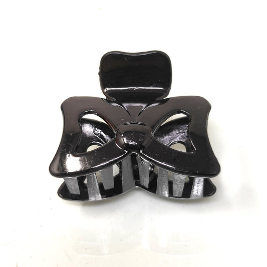 Anokhi Ada Plastic Hair Claw for Girls and Women (Black,ZA-16-a)