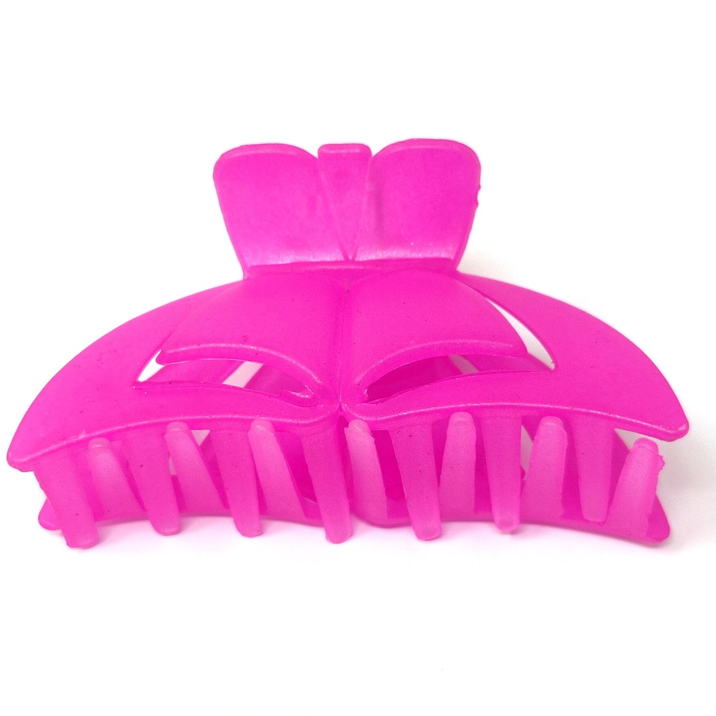 Anokhi Ada Large Plastic Hair Clutcher for Girls and Women (Dark Pink, ZA-24A)