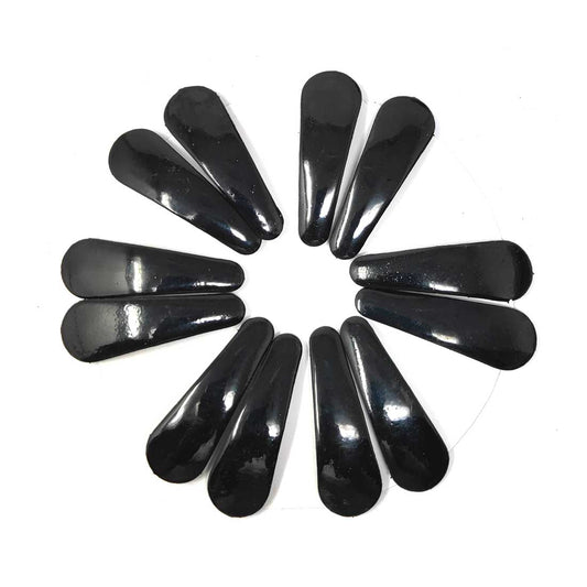 Anokhi Ada Black Plastic on Metal Tik-Tak Hair Clips for Girls and Women-(ZB-05, Set of 12 Tik-Tak Hair Clips)