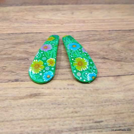 Anokhi Ada Multi-Colour Plastic on Metal Tik-Tak Hair Clips for Girls and Women-(ZB-12, Set of 12 Tik-Tak Hair Clips )