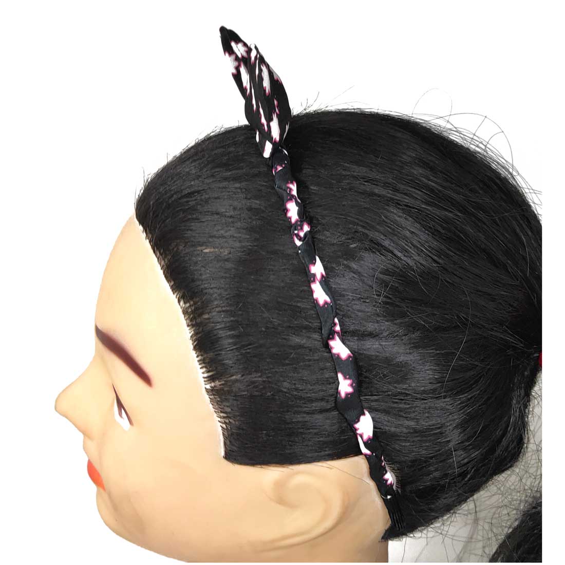Anokhi Ada Bunny Ear Multi -Colour Fabric on Metal Hairband/Headband for Girls and Women-(ZC-06)