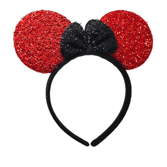 Anokhi Ada Velvet on Plastic Trendy Hairband/Headband for Baby Girls and Girls (Red)-ZC-15