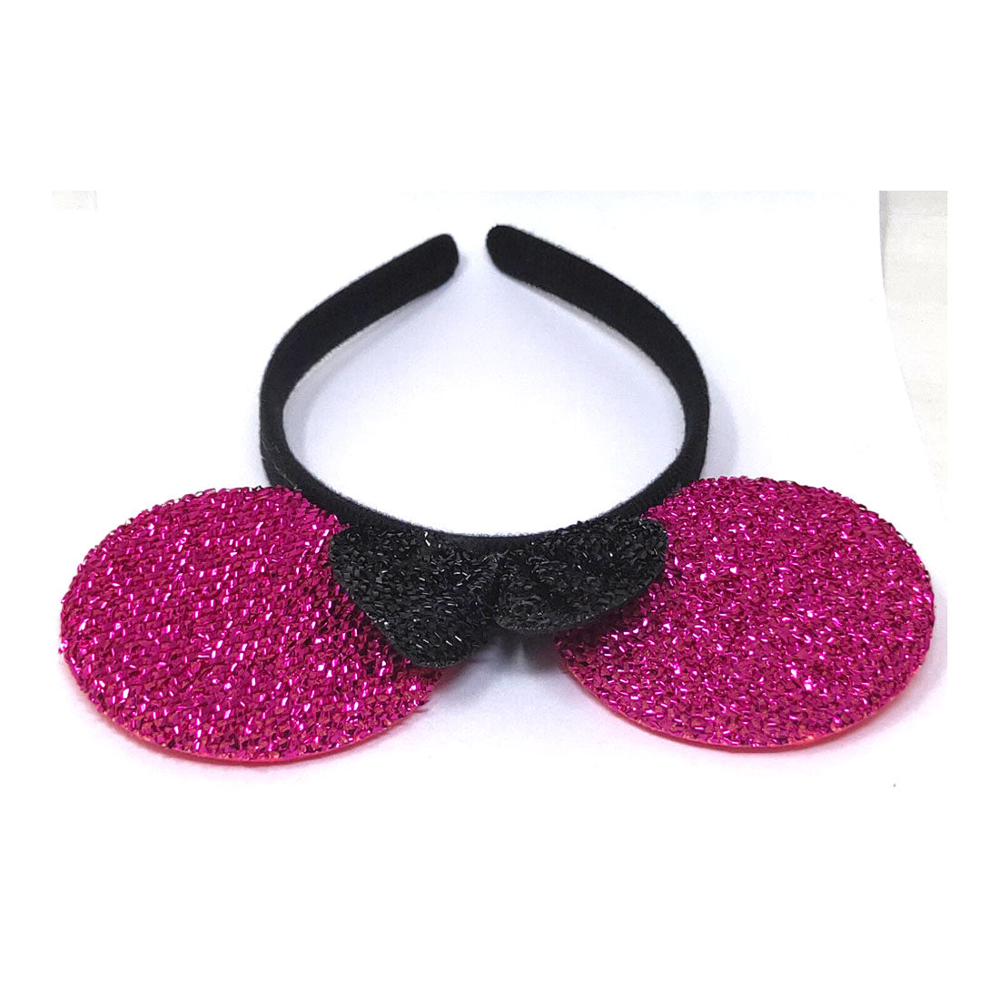 Anokhi Ada Velvet on Plastic Trendy Hairband/Headband for Baby Girls and Girls (Pink)-ZC-19