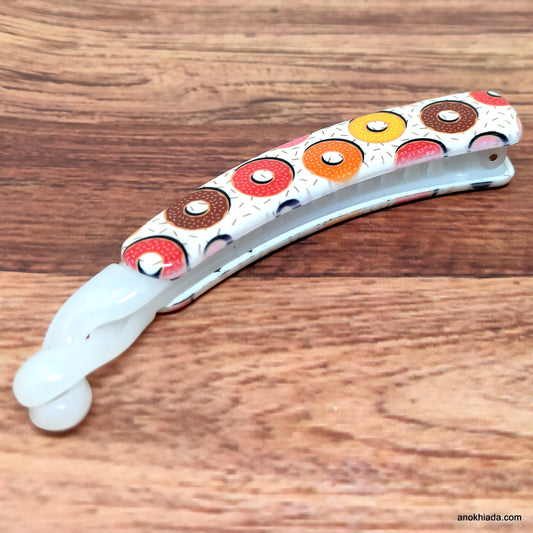 Premium Banana Hair Clip for Girls & Woman (Honey) - ZF-32